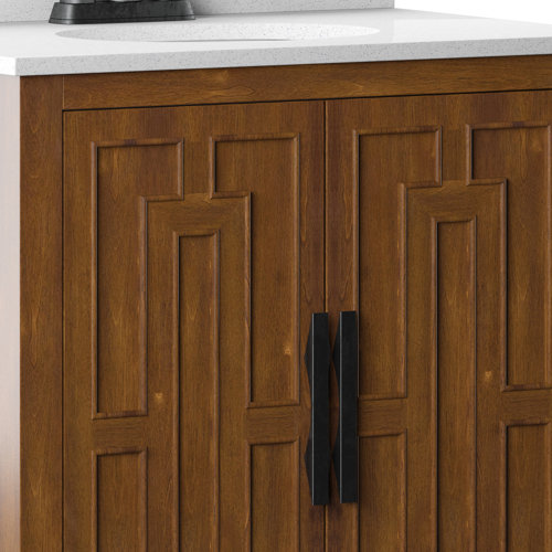 Etta Avenue™ Casandra 29.88'' Single Bathroom Vanity with Ceramic Top